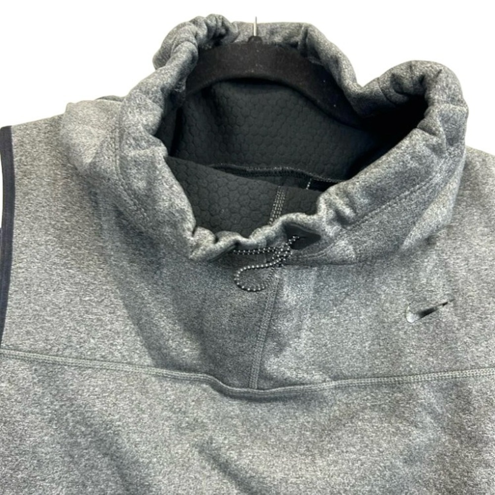 Nike Women 's Therma Sphere Training Vest Insulated Funnel Neck, Charcoal, Large - Picture 4 of 10